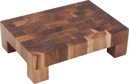 Déglon Snij- en Serveerplank 21 x 15 cm op Voetjes - Acaciahout - Duurzaam en Esthetisch