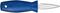 Déglon Surclass® Lancette à Huître Inox - Professioneel Oestermes - 5cm Lemmet - Blauw Handvat