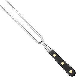 Déglon Vleesvork 17 cm Grand Chef® - Duurzaam Roestvrij Staal - Zwart Houten Handvat