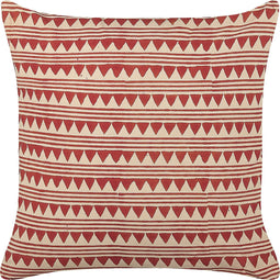 DEGLUPTA - Sierkussen set van 2 - Rood - 45 x 45 cm - Katoen