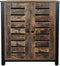 Dressoir industrieel vintage Stoer design - wandkast opbergkast metaal hout
