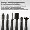 Revamp Progloss Airstyler - 6 in 1 Fohnborstel - 6 opzetstukken - Ionentechnologie - Zwart