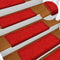 vidaXL - Trapmatten - 5 - st - 65x21x4 - cm - rood