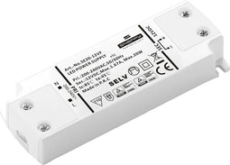 Dehner Elektronik SE 20-12VF (12VDC) LED-transformator, LED-driver Constante spanning 20 W 1.67 A 12 V/DC Geschikt voor