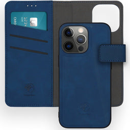 iMoshion Hoesje Geschikt voor iPhone 13 Pro Hoesje Met Pasjeshouder - iMoshion Uitneembare 2-in-1 Luxe Bookcase - Blauw