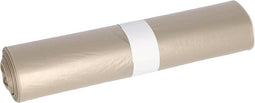 Deiss vuilniszak, ft 57,5 x 100 cm, transparant, LDPE, rol van 25 stuks