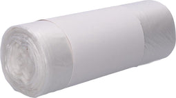 Deiss vuilniszak, ft 63 x 70 x 0,11 cm, transparant, HDPE, rol van 50 stuks