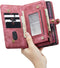 Caseme - Vintage 2 in 1 portemonnee hoes - Geschikt voor Samsung Galaxy S22 Plus / S22+ - Rood