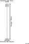 EGLO Mannera-L - Staande lamp - Oplaadbaar tot 47 uur - Draadloos - Dimbaar - Grijs/Wit - H 140 cm - Ø 16 cm