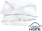 Dekbed 220 x 240 cm - LOVELY HOME - Warm - 450 g/m² - Anti-mijt - 2 personen - Wit