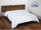 Dekbed 240 x 260 cm - LOVELY HOME - Warm - 450 g/m² - Anti-mijt - 2 personen - Wit