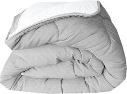 Dekbed Abeil 220 x 240 cm Wit/Grijs