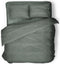 Dekbedovertrek - 140x200/220 - Uni - Satijnstreep / Satijn Streep - Hotel Kwaliteit Satin Stripe - Olive Green