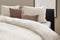 Dekbedovertrek - 140x200/220 - Uni - Satijnstreep / Satijn Streep - Hotel Kwaliteit Satin Stripe - Ivoor