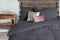 Dekbedovertrek 180gr m2 Hoogwaardig Flanel Uni - antraciet 140x200/220cm