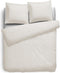 Dekbedovertrek 180gr m2 Hoogwaardig Flanel Uni - ivoor 140x200/220cm
