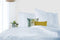 Dekbedovertrek - 200x200/220 - Uni Percal katoen - Met Bies - ice blue