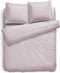 Dekbedovertrek - 240x200/220 - Uni Percal katoen - Met Bies - roze