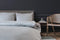 Dekbedovertrek - 240x200/220 - Uni - Satijnstreep / Satijn Streep - Hotel Kwaliteit Satin Stripe - Licht Grijs