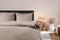 Dekbedovertrek - 240x200/220 - Uni - Satijnstreep / Satijn Streep - Hotel Kwaliteit Satin Stripe - Sand