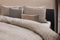 Dekbedovertrek - 240x200/220 - Uni - Satijnstreep / Satijn Streep - Hotel Kwaliteit Satin Stripe - Sand