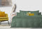 Dekbedovertrek - 260x200/220 - Uni Percal katoen - Met Bies - grenat green