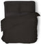 Dekbedovertrek - 260x200/220 - Uni - Satijnstreep / Satijn Streep - Hotel Kwaliteit Satin Stripe - Black