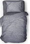 Dekbedovertrek Embossed Zebra - Anthracite - Dekbedovertrek 240x200/220 - Lits Jumeaux - Met 2 Bijpassende Kussenslopen 60x70