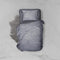Dekbedovertrek Embossed Zebra - Anthracite - Dekbedovertrek 200x200/220 - 2 Persoons - Met 2 Bijpassende Kussenslopen 60x70