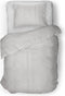 Dekbedovertrek Embossed Zebra - Light Grey - Dekbedovertrek 240x200/220 - Lits Jumeaux - Met 2 Bijpassende Kussenslopen 60x70
