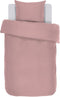 Dekbedovertrek IRIS Stone washed uni katoen 140x200 Mauve
