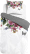 Dekbedovertrek - Melli Mello - High on Love Wit - Eenpersoons - 140x 200/220cm + 1 kussensloop 60x70cm