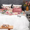 Dekbedovertrek - Melli Mello - High on Love Wit - Eenpersoons - 140x 200/220cm + 1 kussensloop 60x70cm