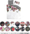 Dekbedovertrek - Melli Mello - High on Love Wit - Eenpersoons - 140x 200/220cm + 1 kussensloop 60x70cm