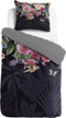 Dekbedovertrek - Melli Mello - High on Love Zwart - Eenpersoons - 140x200/220cm + 1 kussensloop 60x70cm - Luxe - 100% katoen satijn