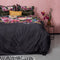Dekbedovertrek - Melli Mello - High on Love Zwart - Eenpersoons - 140x200/220cm + 1 kussensloop 60x70cm - Luxe - 100% katoen satijn