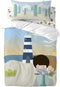 Dekbedovertrek set HappyFriday Happynois Summer Time Multicolour Wieg voor baby's 2 Onderdelen