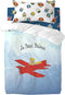 Dekbedovertrek set HappyFriday Le Petit Prince Son Avion Multicolour Wieg voor baby's 2 Onderdelen