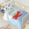 Dekbedovertrek set HappyFriday Le Petit Prince Son Avion Multicolour Wieg voor baby's 2 Onderdelen