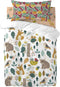 Dekbedovertrek set HappyFriday Moshi Moshi Harvestwood Multicolour Wieg voor baby's 2 Onderdelen