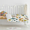 Dekbedovertrek set HappyFriday Moshi Moshi Harvestwood Multicolour Wieg voor baby's 2 Onderdelen