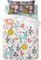 Dekbedovertrek set HappyFriday Moshi Moshi Woodland Multicolour Wieg voor baby's 2 Onderdelen