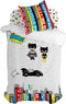 Dekbedovertrek set HappyFriday Mr Fox Bat Multicolour Bed van 80 2 Onderdelen