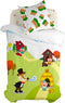 Dekbedovertrek set HappyFriday Mr Fox Piggys Multicolour Bed van 80 2 Onderdelen