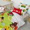 Dekbedovertrek set HappyFriday Mr Fox Piggys Multicolour Bed van 80 2 Onderdelen