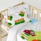 Dekbedovertrek set HappyFriday Mr Fox Piggys Multicolour Wieg voor baby's 2 Onderdelen