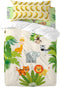 Dekbedovertrek set HappyFriday Mr Fox Wild Multicolour Wieg voor baby's 2 Onderdelen
