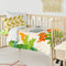 Dekbedovertrek set HappyFriday Mr Fox Wild Multicolour Wieg voor baby's 2 Onderdelen