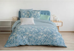 Dekbedovertrek set HOME LINGE PASSION 240 x 260 cm Blauw 3 Onderdelen