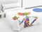 Dekbedovertrek set Hosteline POP Pp Multicolour Bed van 105 2 Onderdelen